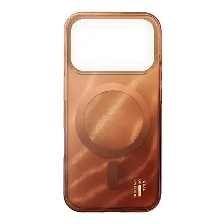 iDeal Fashion Clear Case MagSafe iPhone 17 Pro Max / 18 Pro Max Mocha Mousse