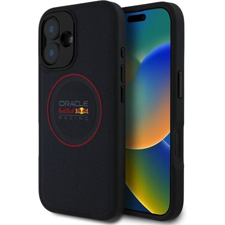 Red Bull PC/TPU Red Ring MagSafe Zadný Kryt pre iPhone 16 modrý