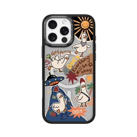 Comma kryt Cultural Series Magnetic Case pre iPhone 16 Pro - Playful Duck