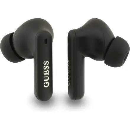 Guess PU 4G Metal Logo ENC TWS Bezdrôtové Slúchadlá čierne