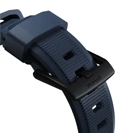 Nomad remienok Rugged Strap pre Apple Watch 44/45/49mm - Atlantic Blue/Black Hardware