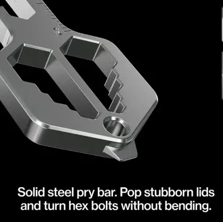 KeySmart MultiTool Pro - Stainless Steel