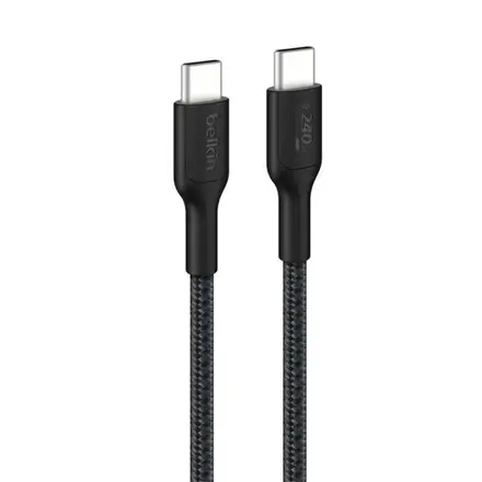 Belkin kábel Boost Charge Pro USB-C to USB-C Braided Cable 240W 1m - Black