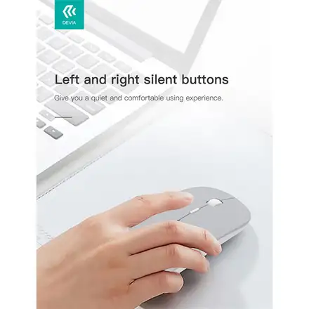 Devia myš Lingo Series 2.4G+Wireless Dual Mode Mouse - Silver