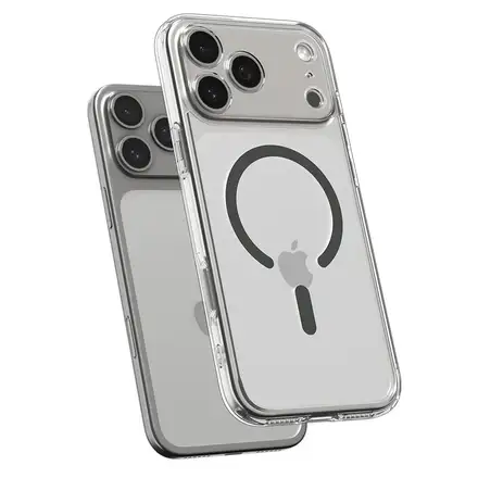 Spigen kryt Ultra Hybrid Magsafe pre iPhone 17 Pro Max - Clear Graphite