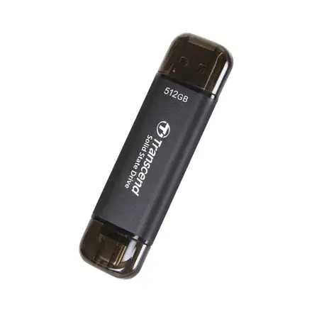 Transcend SSD 512GB ESD310C USB 3.2 Gen 2x1 - Black