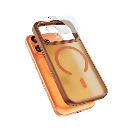 Epico HeroMatte Pro Mag+ Case iPhone 17 Pro Qi2 & Magsafe kompatibilní - oranžová