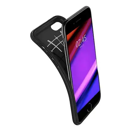 Spigen kryt Rugged Armor pre iPhone SE 2020 - Black