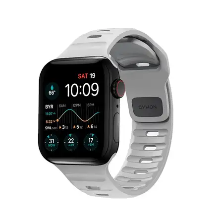 Nomad remienok Sport Strap pre Apple Watch 38-42mm - Lunar Gray