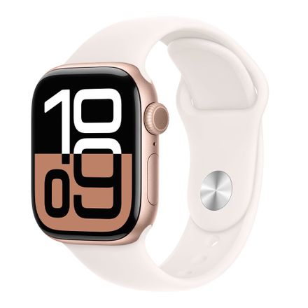 Apple Watch Series 10 GPS + Cellular 46mm púzdro z ružovo zlatého hliníka *Trieda C*