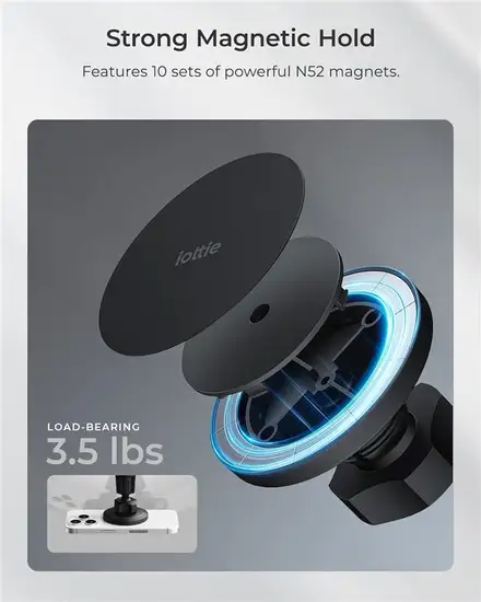 iOttie iTap 3 Magnetic Air Vent Mount - Black
