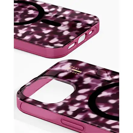 iDeal Fashion Clear Case MagSafe iPhone 13/14/15/16e/17e Cherry Crush