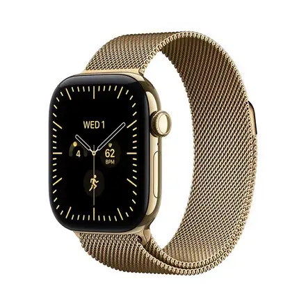 Apple Watch 42mm Radiant Gold Milanese Loop