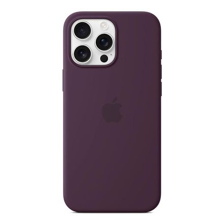 iPhone 16 Pro Max Silicone Case with MagSafe - Plum
