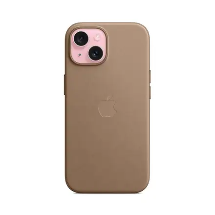 iPhone 15 FineWoven Case with MagSafe - Taupe