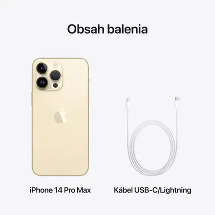 iPhone 14 Pro Max 128 GB zlatá *Trieda C*