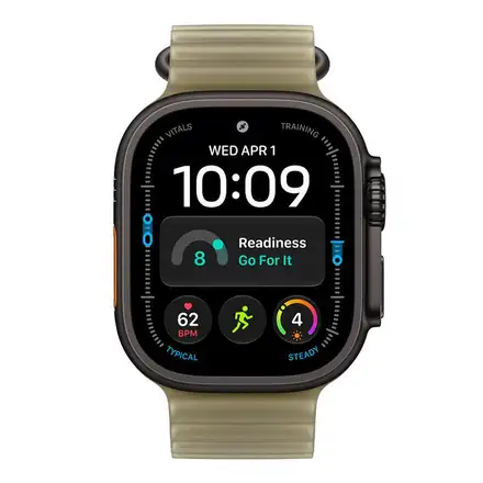 Apple Watch 49mm Translucent Kelp Ocean Band Extension - Black Titanium Finish