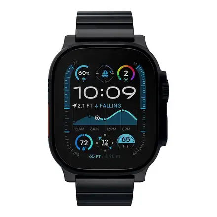 Decoded remienok Titanium Traction Strap pre Apple Watch 44-49mm - Black Titanium