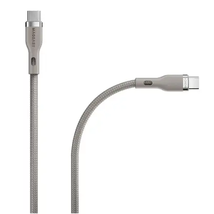 SwitchEasy USB-C kábel Magnetic Wire Fast Charging Cable 2m 240W - Taupe Gray