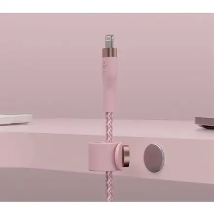 Belkin kábel Boost Charge Pro Flex USB-A to Lightning 3m - Pink