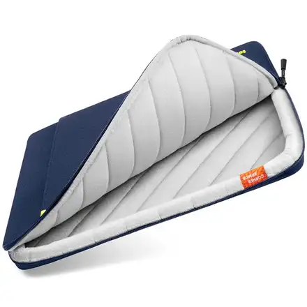 Tomtoc puzdro Recycled Sleeve with Pouch pre Macbook Pro 16" M1/M2/M3/M4 - Navy Blue