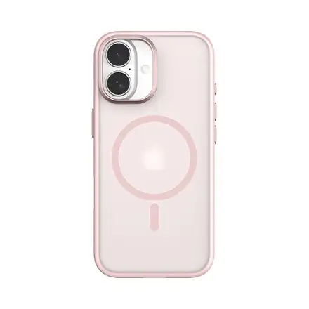 Comma kryt Joy Elegant Series Magnetic Case pre iPhone 17 - Pink Purple