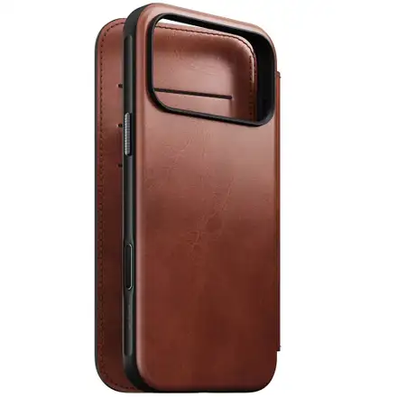 Nomad puzdro Modern Leather Folio Magsafe Horween pre iPhone 17 Pro Max - Olde Dublin