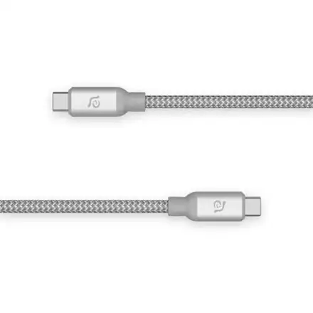 Adam Elements kábel CASA C100+ USB-C na USB-C 100W USB 3.1 Gen 2 10GB 1m - Silver