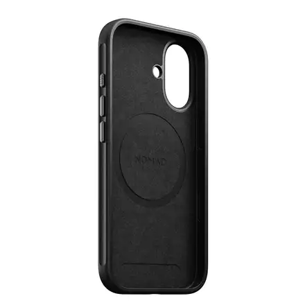 Nomad kryt Modern Leather Case Magsafe pre iPhone 17 - Black