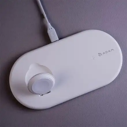 Adam Elements Omnia Q2 2-in-1 Fast Charging Stand - White *Rozbalený*