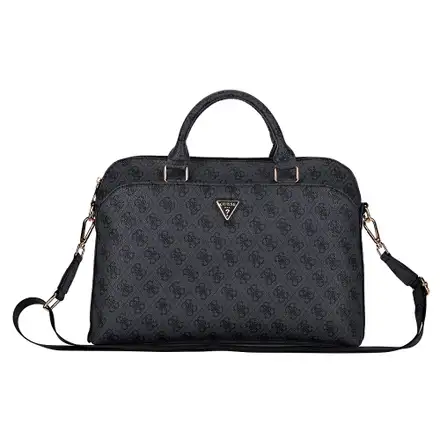 Guess PU 4G Triangle Logo Taška na MacBook 13/14/15" čierna