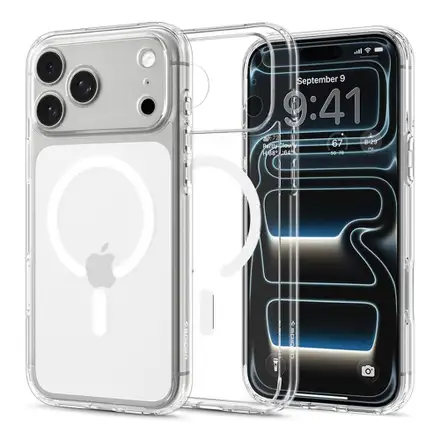 Spigen kryt Ultra Hybrid Magsafe pre iPhone 18 Pro Max - Clear White