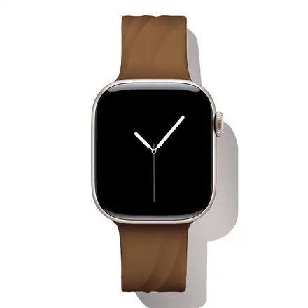 iDeal Soft Swirl Silicone Watch Band 38/40/41/42 S-M Salted Caramel