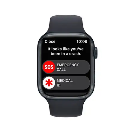 Apple Watch Series 8 GPS 45mm puzdro z temne atramentového hliníka *Použitý s DPH - Trieda C*