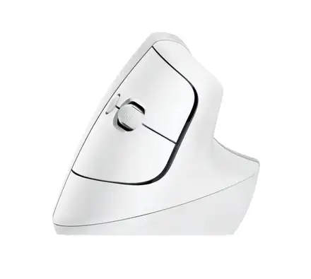 Logitech Lift Vertical ergonomická myš - svetlo šedá