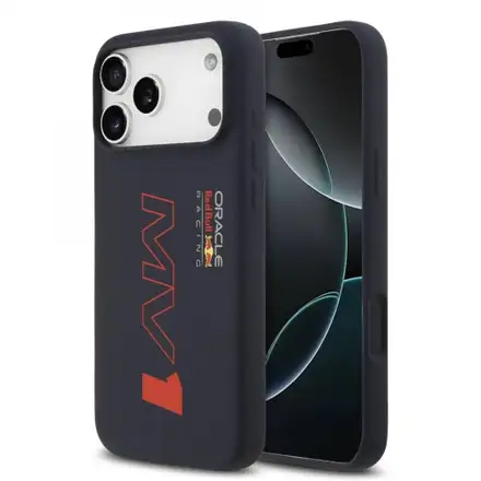Red Bull Silicone MV1 MagSafe Zadný Kryt pre iPhone 17 Pro Max modrý
