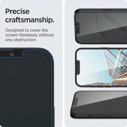 Spigen ochranné sklo GLAS.tR Slim HD Privacy pre iPhone 16e/14/13/13 Pro