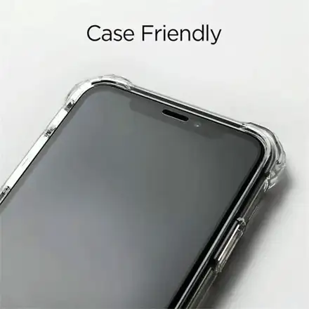 Spigen ochranné sklo Glass FC HD pre iPhone 11 Pro Max - Black Frame