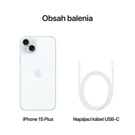 iPhone 15 Plus 256 GB modrá
