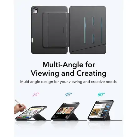 ESR puzdro Flip Magnetic Case pre iPad Air M1/M2/M3 - Black