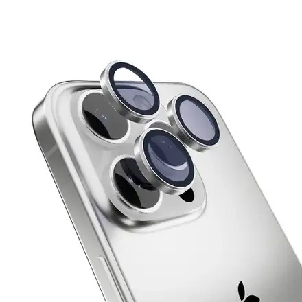 SwitchEasy Lenz Sapphire Camera Lens Protector pre iPhone 16 Pro/16 Pro Max - White Titanium