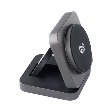 ER POWER AirBase 2-in-1 Foldable Fast Charger Qi2 25W - Black