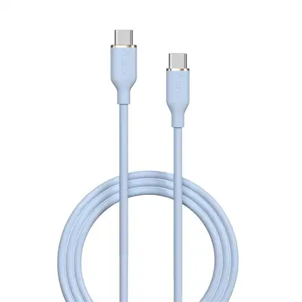 Devia kábel USB-C to USB-C Jelly Series Silicone Cable 1.2m - Blue