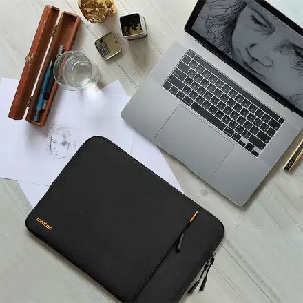 TomToc puzdro 360 Protective Sleeve pre Macbook Pro 14" M1/M2/M3/M4 - Black Blue