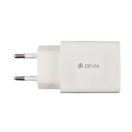 Devia sieťová nabíjačka Smart series PD&QC Quick Charger 30W - White