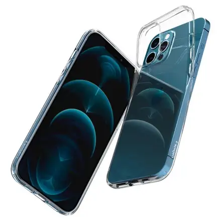 Spigen kryt Liquid Crystal pre iPhone 12/12 Pro - Crystal Clear