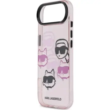 Karl Lagerfeld IML Multi K&CH Heads kryt iPhone Air ružový
