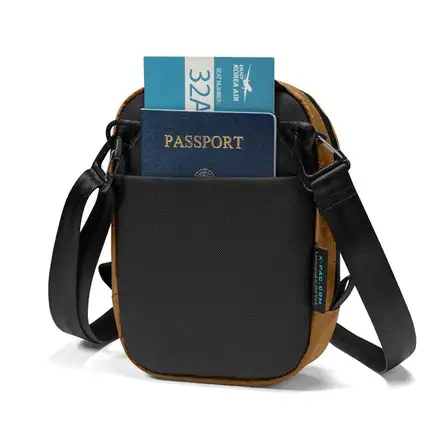 TomToc taška Aviator T37 X-Pac Travel Crossbody Bag - Brown