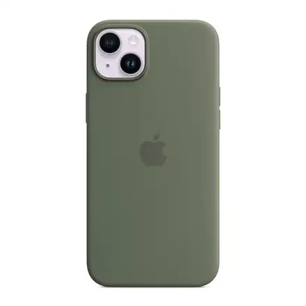 Apple iPhone 14 Plus Silicone Case with MagSafe - Olive