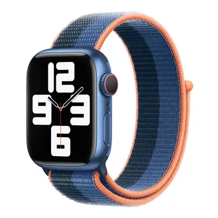 Devia remienok Nylon Braided Two-Tone Loop pre Apple Watch 44/45/46mm - Pinch Feather